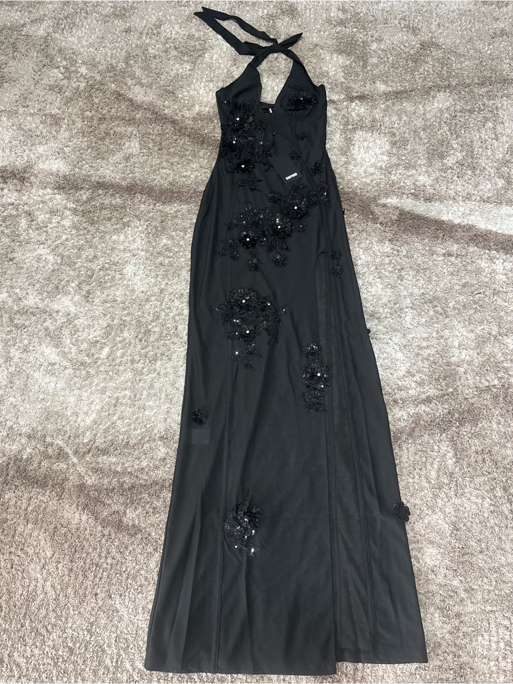 Baby boo JACQUELINE MAXI DRESS - BLACK